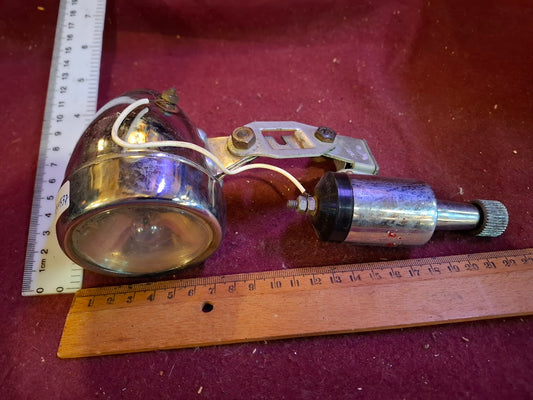 Vintage Bicycle headlight with dynamo [INS10537]