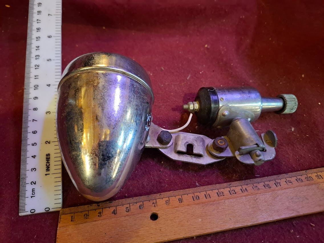 Vintage Bicycle headlight with dynamo [INS10537]