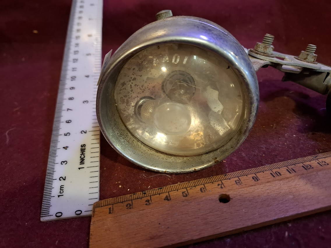 Vintage Bicycle headlight with dynamo [INS10532]