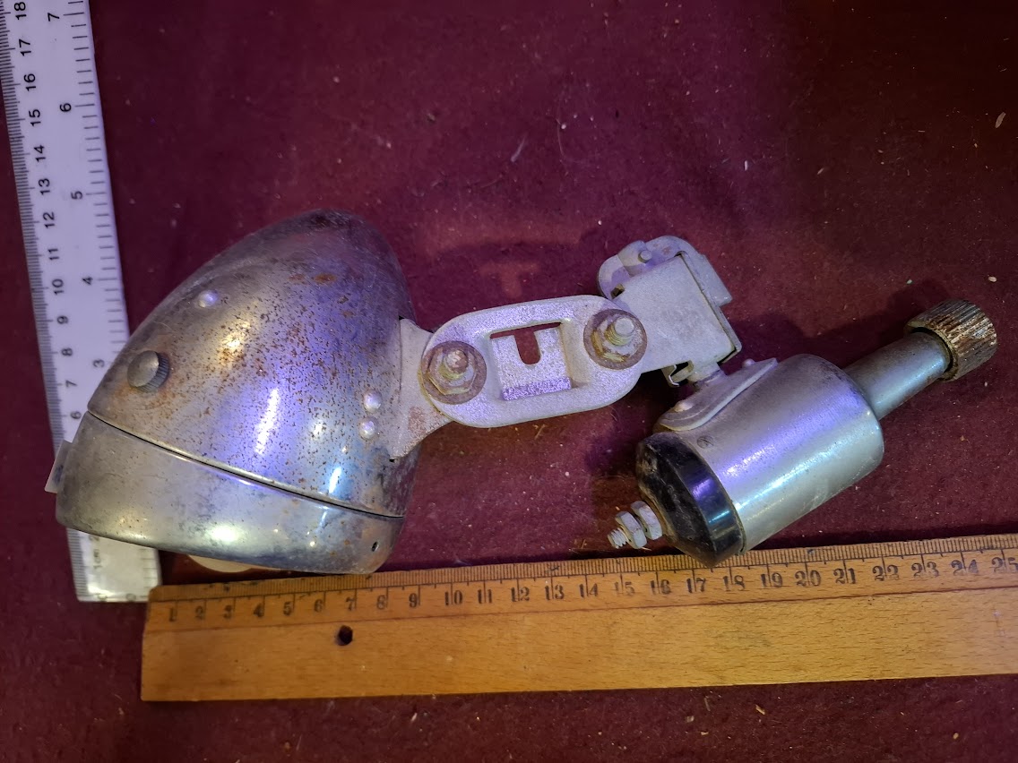 Vintage Bicycle headlight with dynamo [INS10532]