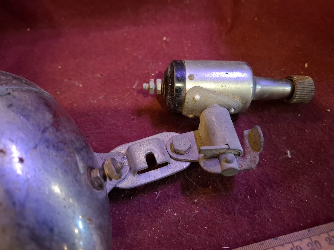 Vintage Bicycle headlight with dynamo [INS10532]