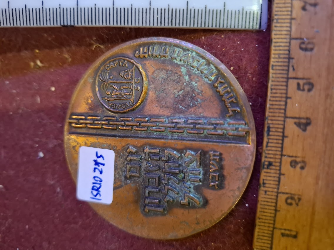 Israel bronze meda - Memorial Day, Fallen Soldiers, Independence day 1963 [ISR10215]