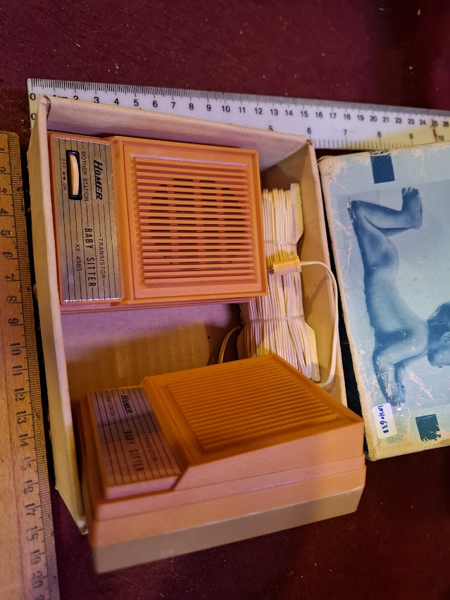 Vintage baby alarm intercom [INS10638]