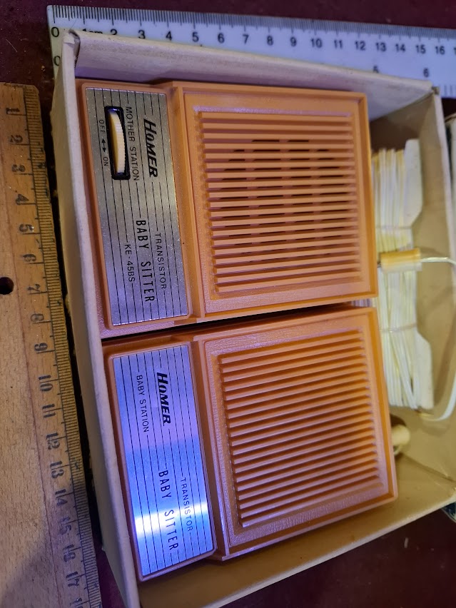Vintage baby alarm intercom [INS10638]