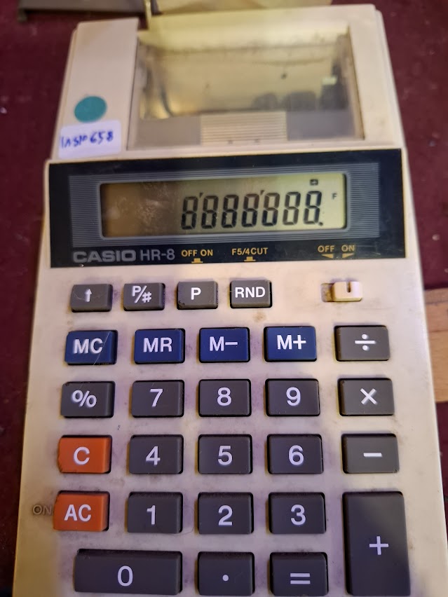 Vintage Casio printing calculator [INS10658]