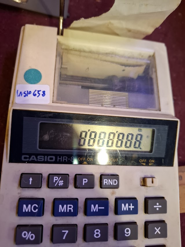 Vintage Casio printing calculator [INS10658]
