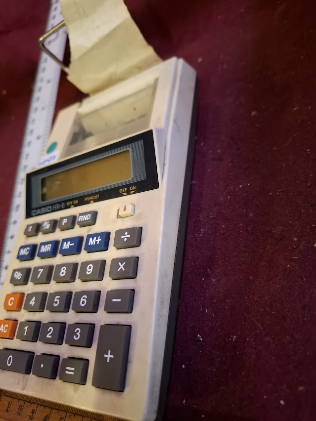 Vintage Casio printing calculator [INS10658]