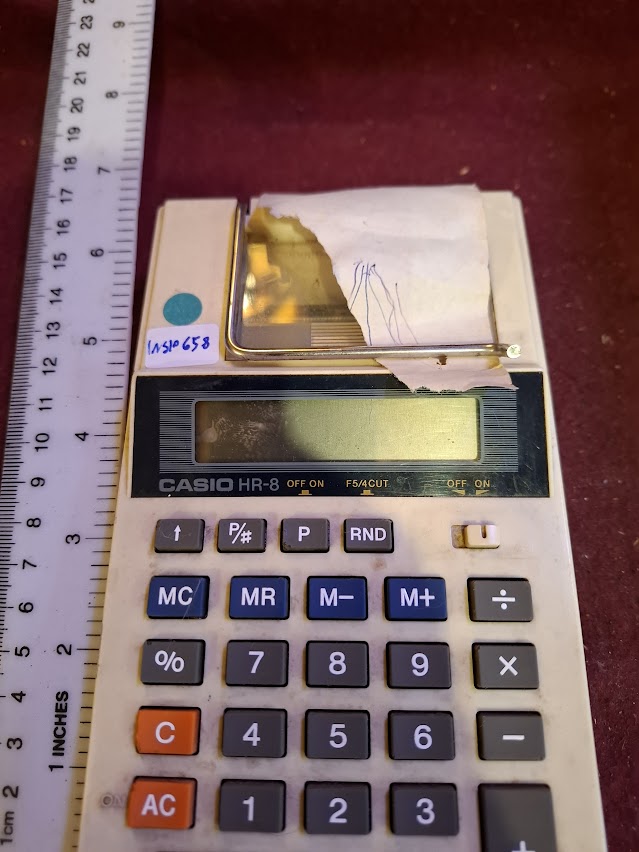 Vintage Casio printing calculator [INS10658]