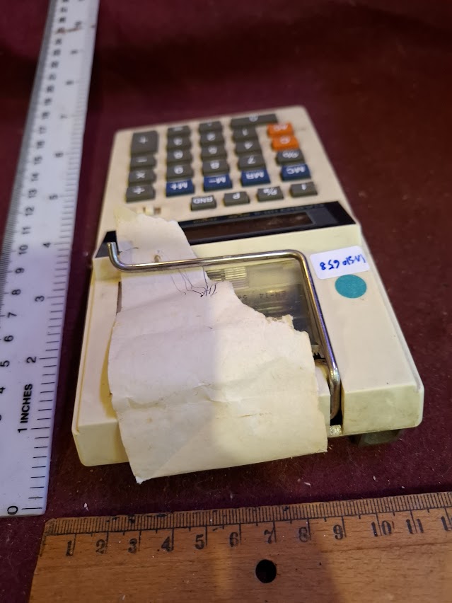 Vintage Casio printing calculator [INS10658]