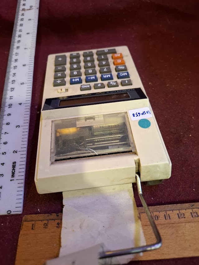 Vintage Casio printing calculator [INS10658]