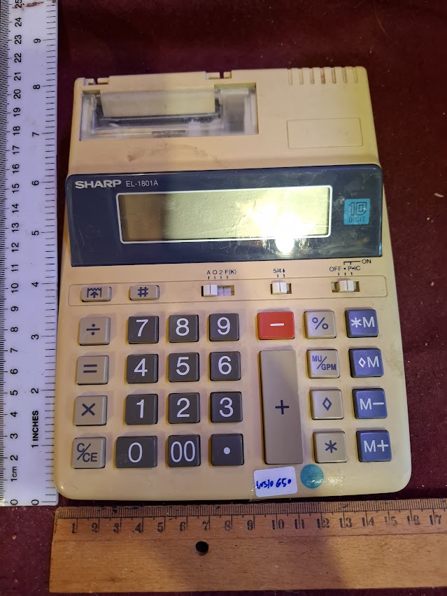 Vintage printing calculator - Sharp [INS10650]