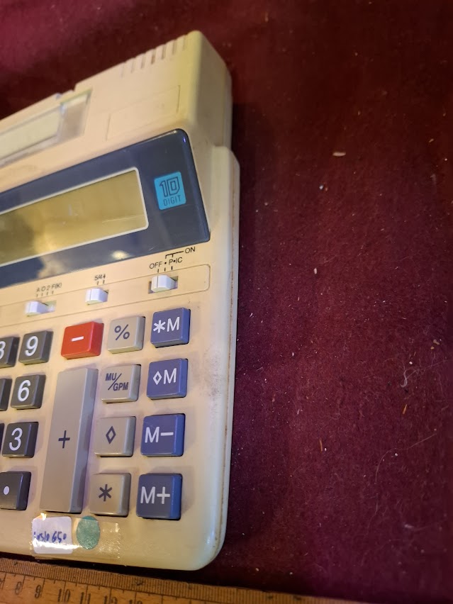 Vintage printing calculator - Sharp [INS10650]