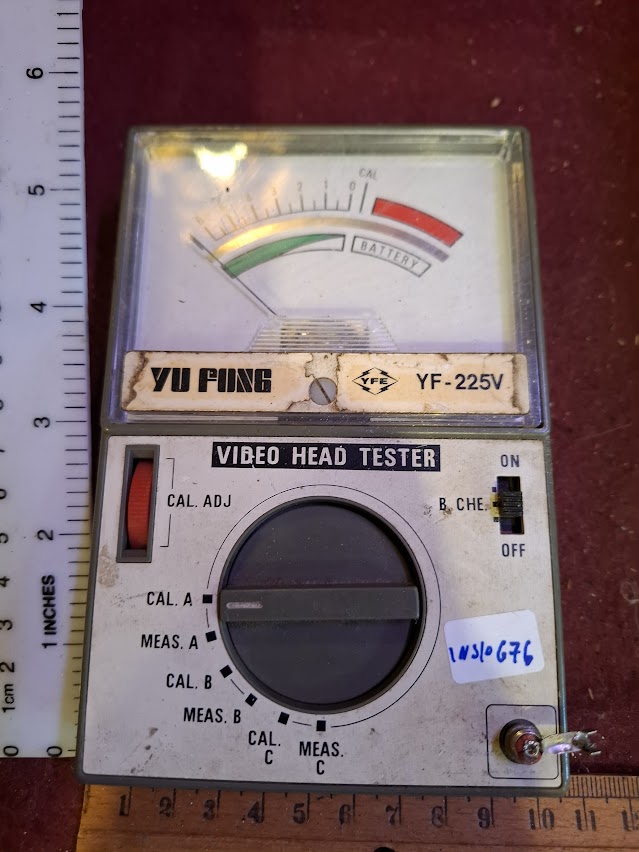 Vintage video head tester [INS10676]