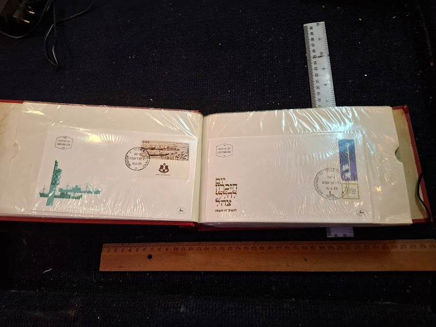 Israel FDC album --1st day covers of postal postal stamps [BOK10354]