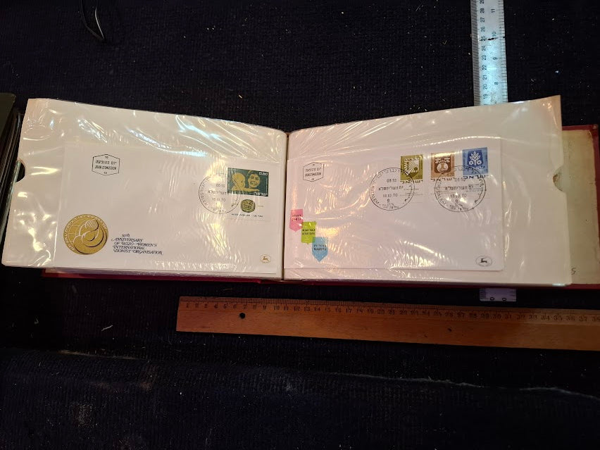 Israel FDC album --1st day covers of postal postal stamps [BOK10354]