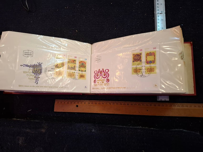 Israel FDC album --1st day covers of postal postal stamps [BOK10354]