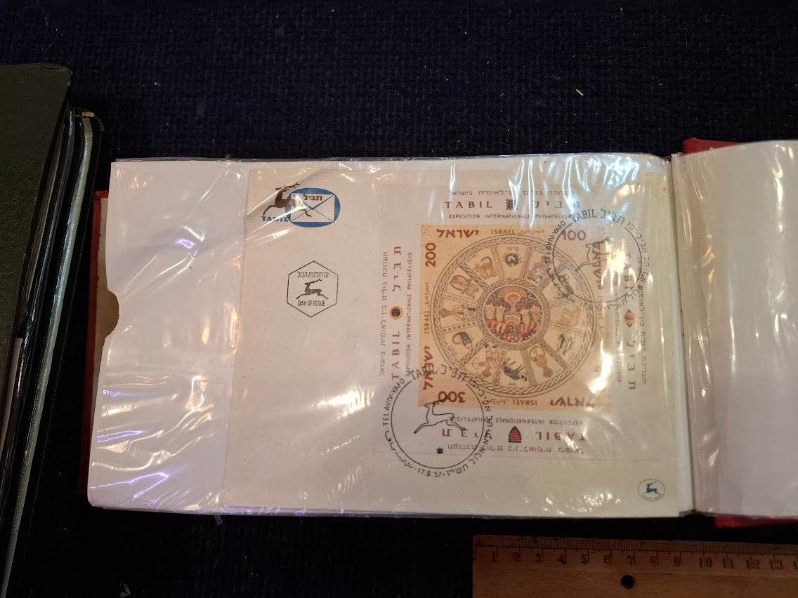 Israel FDC album --1st day covers of postal postal stamps [BOK10354]