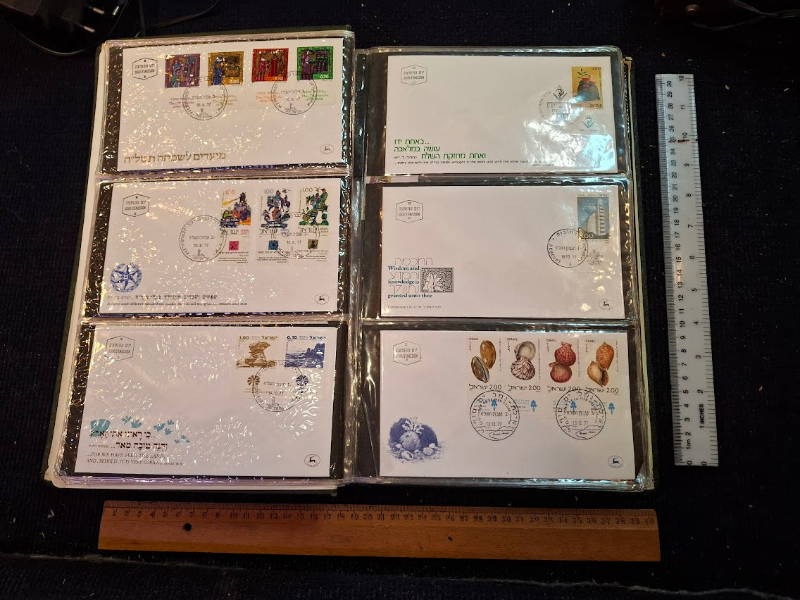 Israel FDC album - 1st day covers of postal stamps [BOM10355]