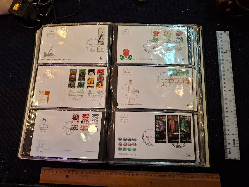 Israel FDC album - 1st day covers of postal stamps [BOM10355]