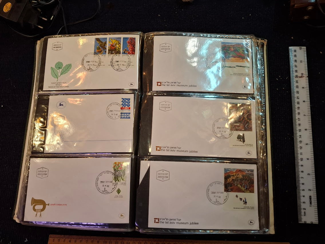 Israel FDC album - 1st day covers of postal stamps [BOM10355]