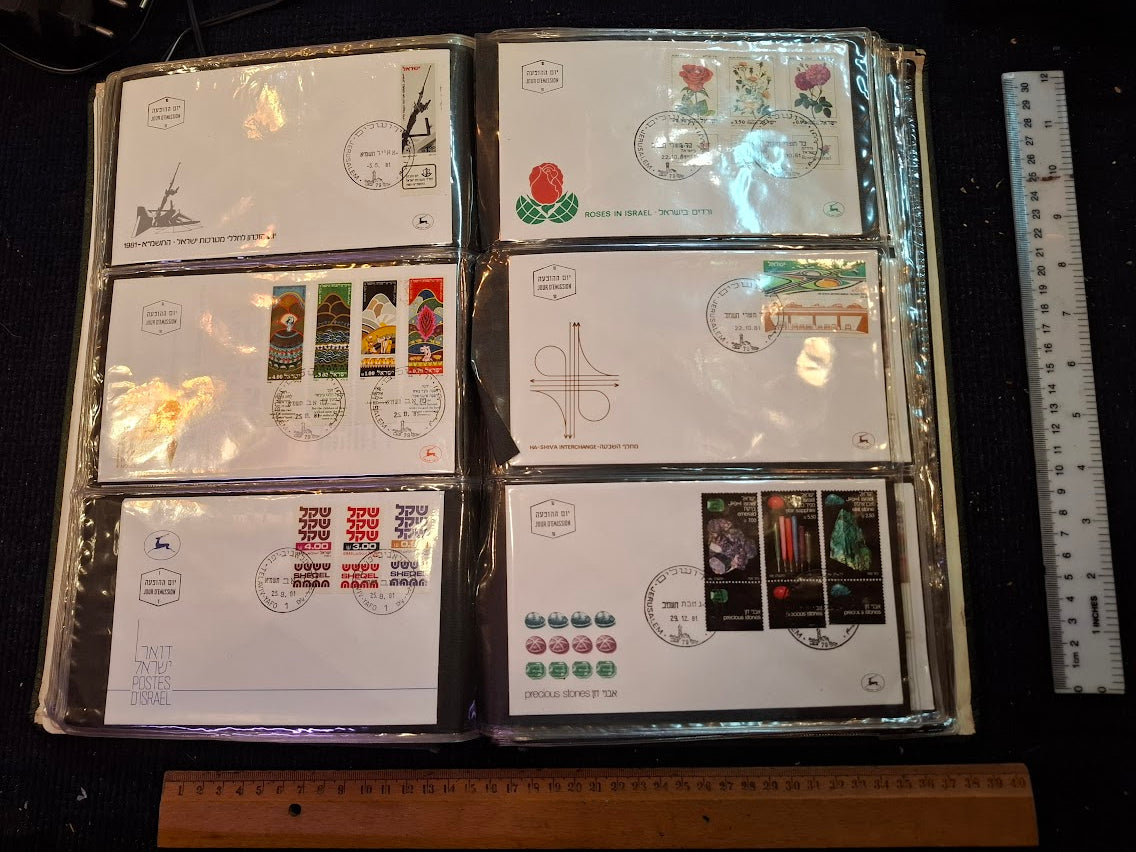 Israel FDC album - 1st day covers of postal stamps [BOM10355]