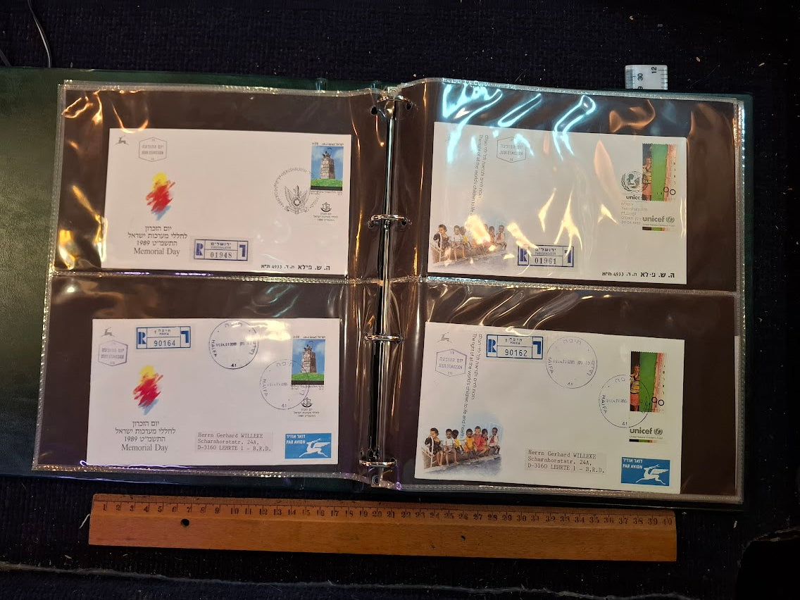 Israel FDC album - 1st day covers of postal stamps [BOK10357]