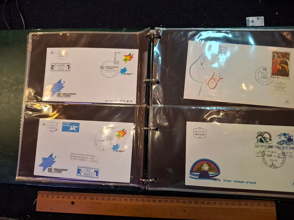 Israel FDC album - 1st day covers of postal stamps [BOK10357]