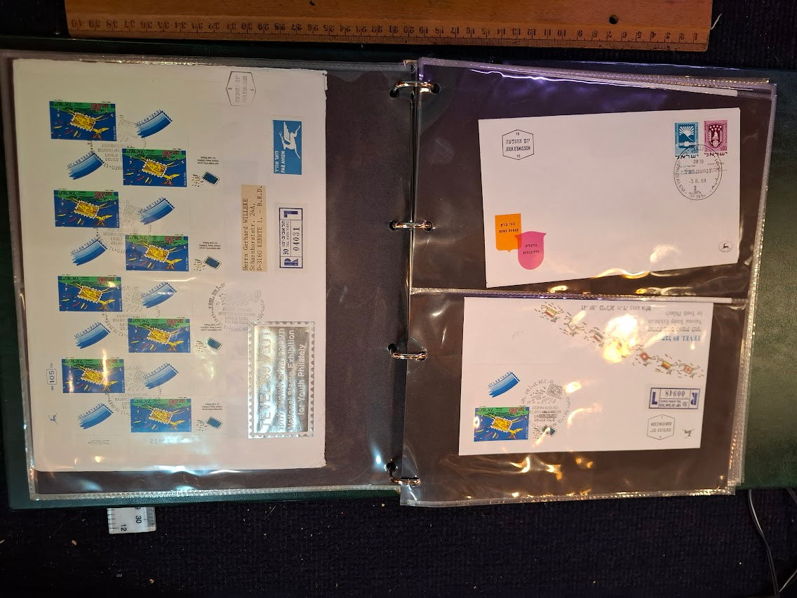 Israel FDC album - 1st day covers of postal stamps [BOK10357]