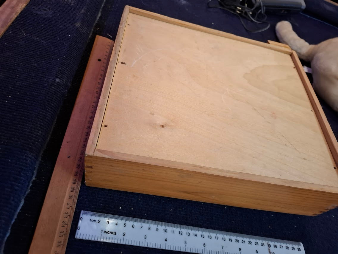 Vintage wooden stell ball Marble tilting Maze puzzle game roll [GAM10320]