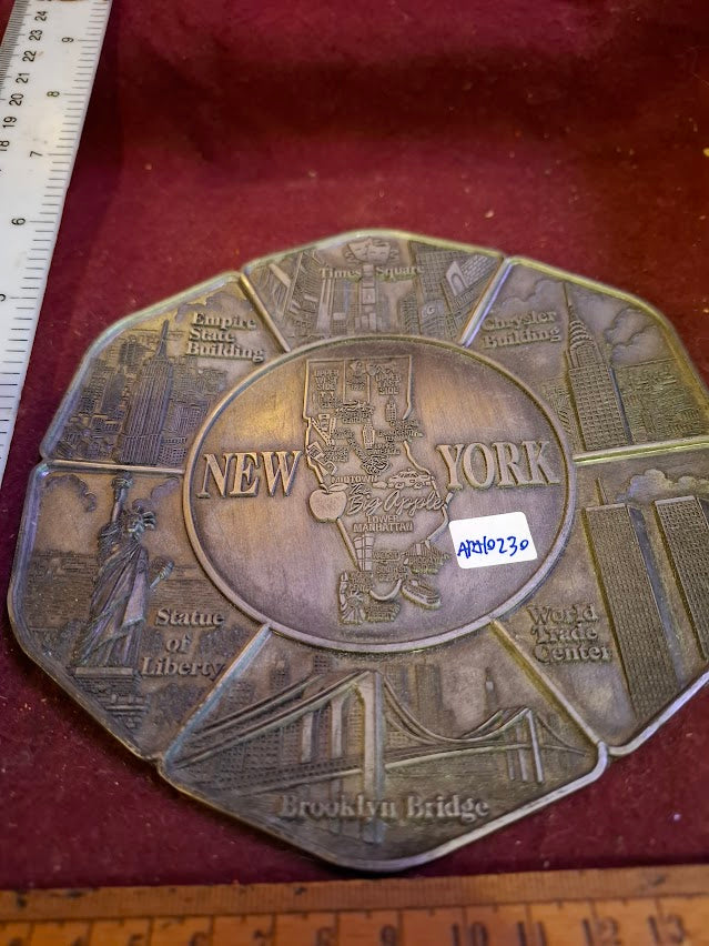 New york metal art plate [ART10230]