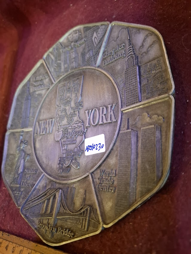 New york metal art plate [ART10230]
