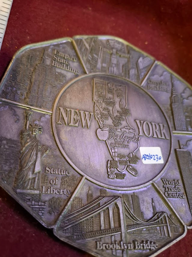 New york metal art plate [ART10230]