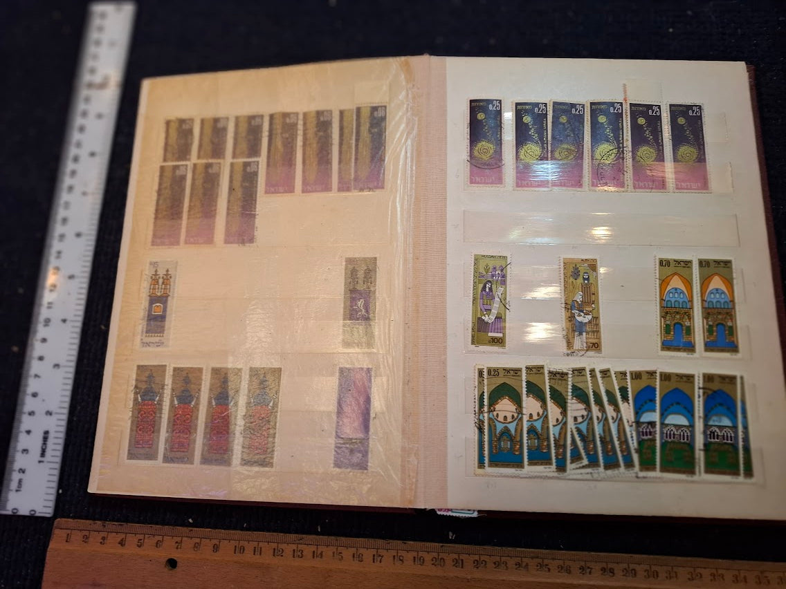 Old Israel Stamps album [BOK10360]