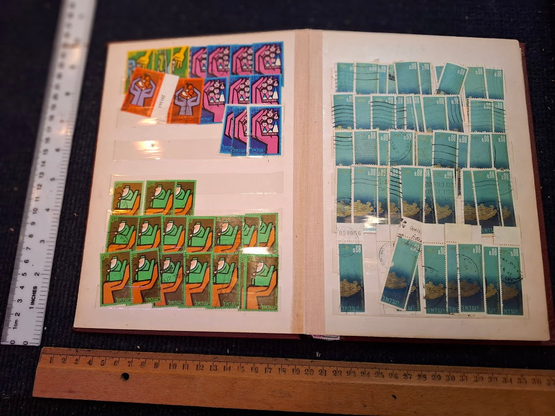 Old Israel Stamps album [BOK10360]