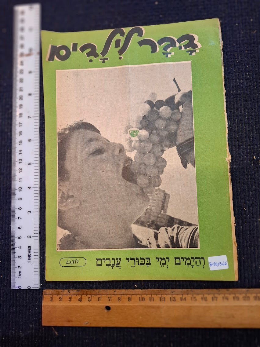 Vintage DHAVAR for Children, Hebrew booklet 1968 [BOK10366]