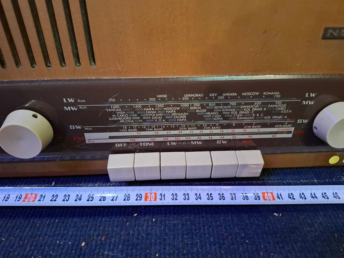 Antique wooden tubes radio - Nordmende [INS10685] *for Israel local market only*