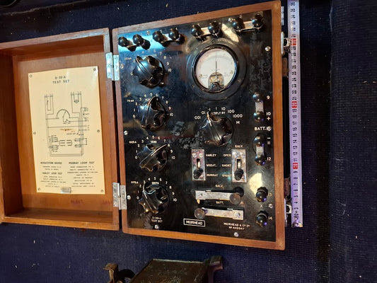 Old Wheatstone bridge d-30 test set [INS10692] *for Israel local market only*