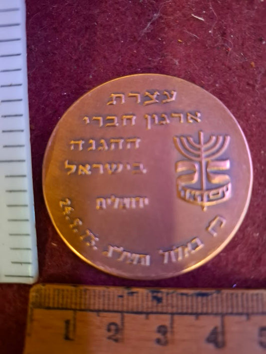 Israel bronza medal - Haganah Members' Association rally 1973 [ISR10235]