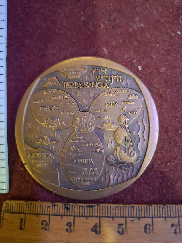 Israel bronza medal - The Holy land 1960 [ISR10229]