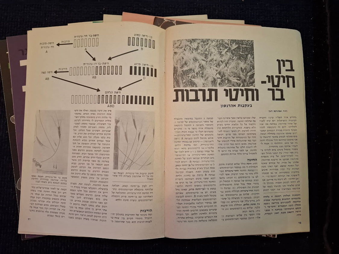 Science old 10 Hebrew Booklets for Youth To Know (LADAAT) 1976 [BOK10414]