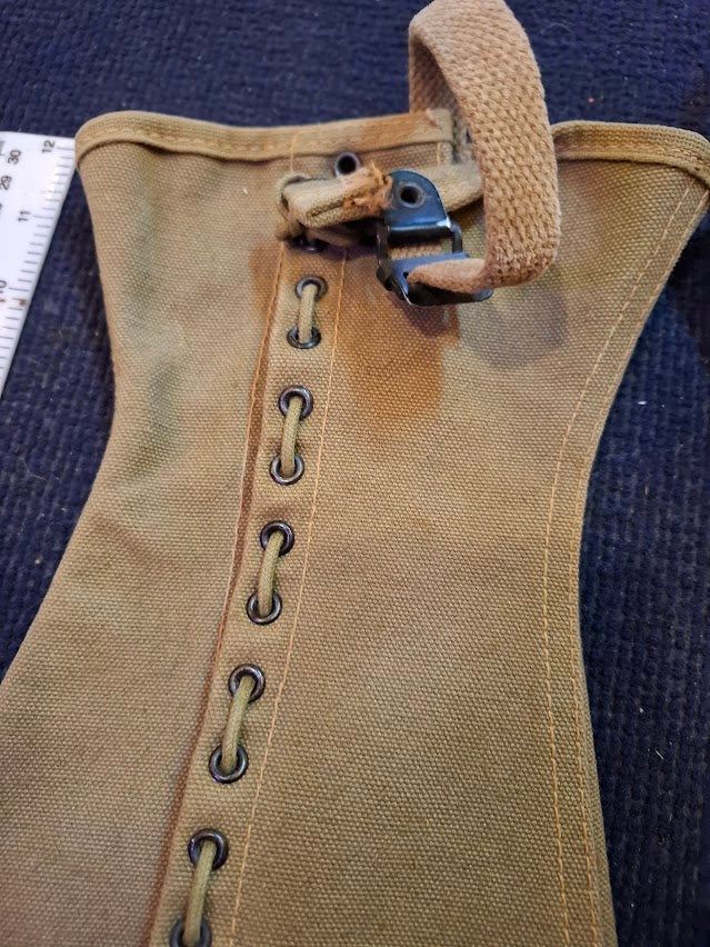 Old military boot gaiters covers _LAST ETSY-[ARM10165]