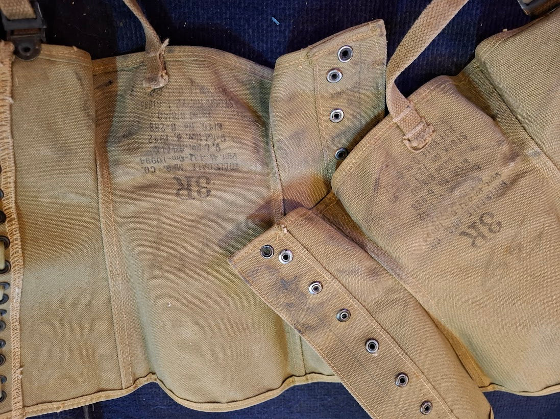 Old military boot gaiters covers _LAST ETSY-[ARM10165]