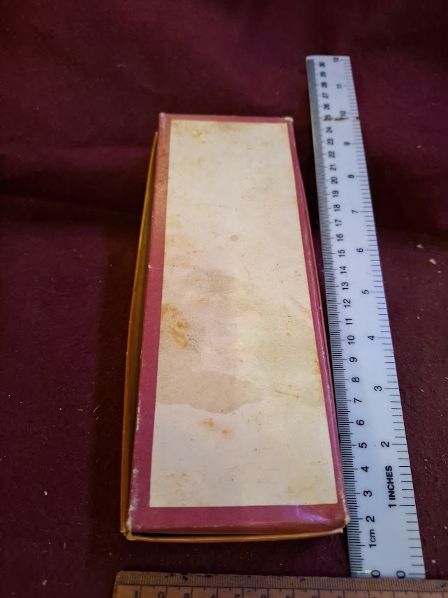 Vintage Israel small Tora scroll in original box [JUD10204]