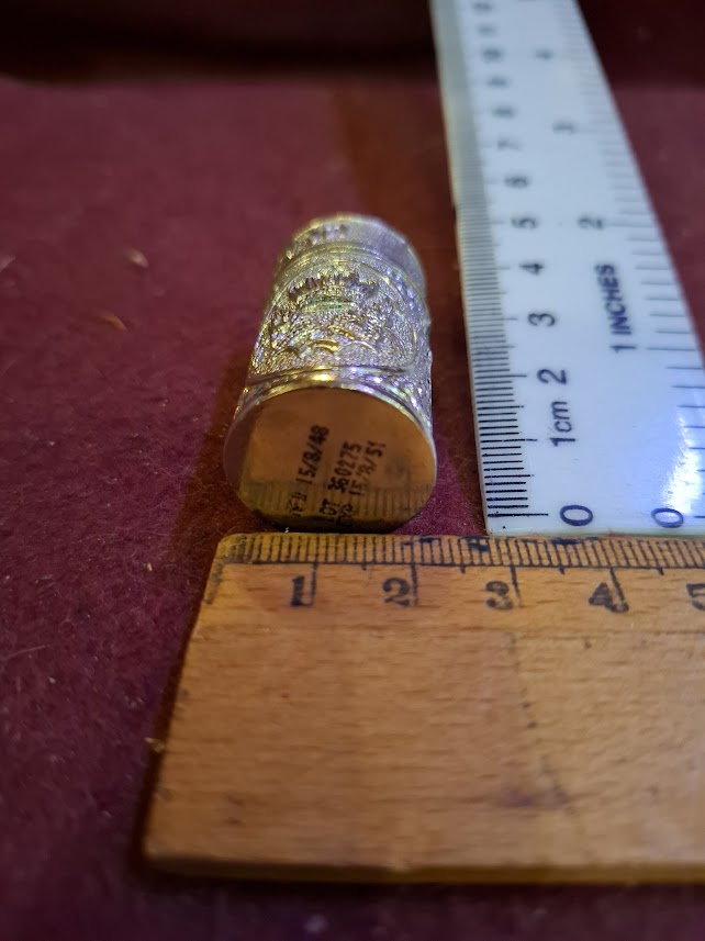 Vintage solid silver perfume trinket [OTH10362]