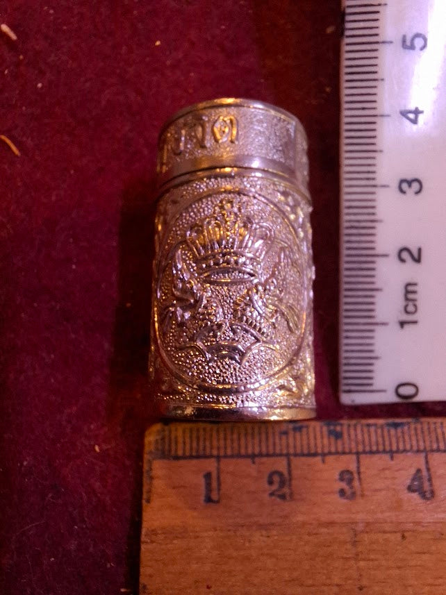 Vintage solid silver perfume trinket [OTH10362]