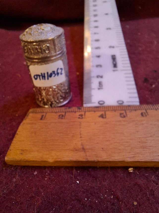 Vintage solid silver perfume trinket [OTH10362]