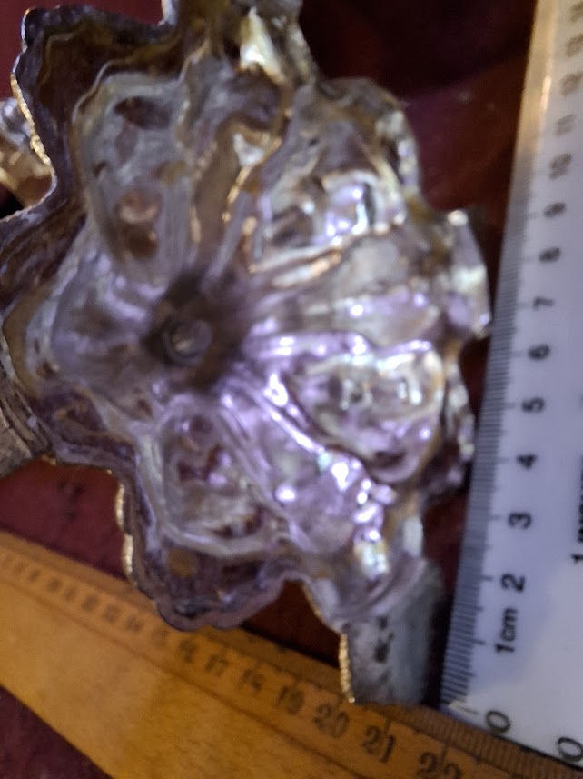 A pair of silver plated candlesticks [JUD10207]