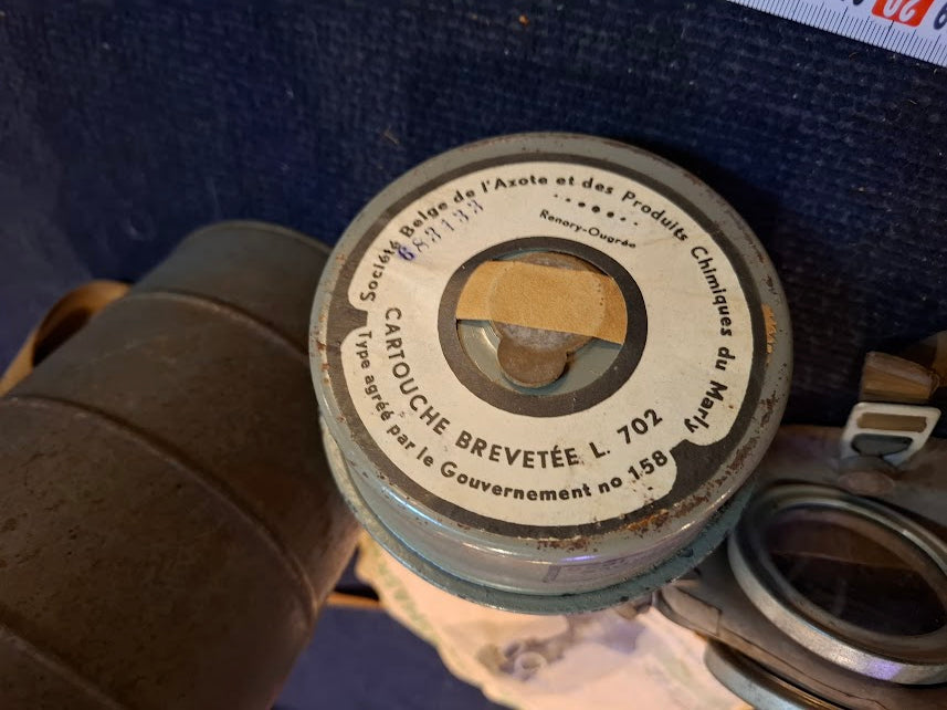 Vintage Military WW2 Chemical gas Mask 1939  - Rare [ARM10173]