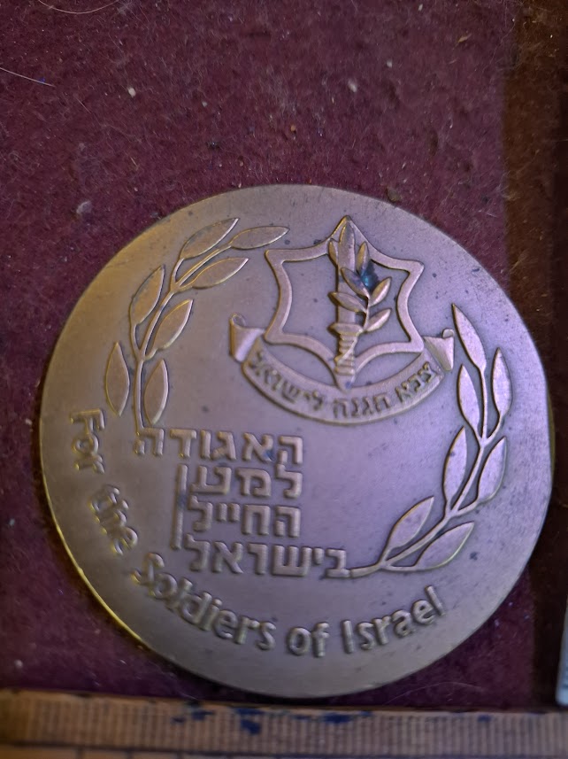 Israel bronza medal - Soldiers' welfare ass. 1987 [ISR10251]