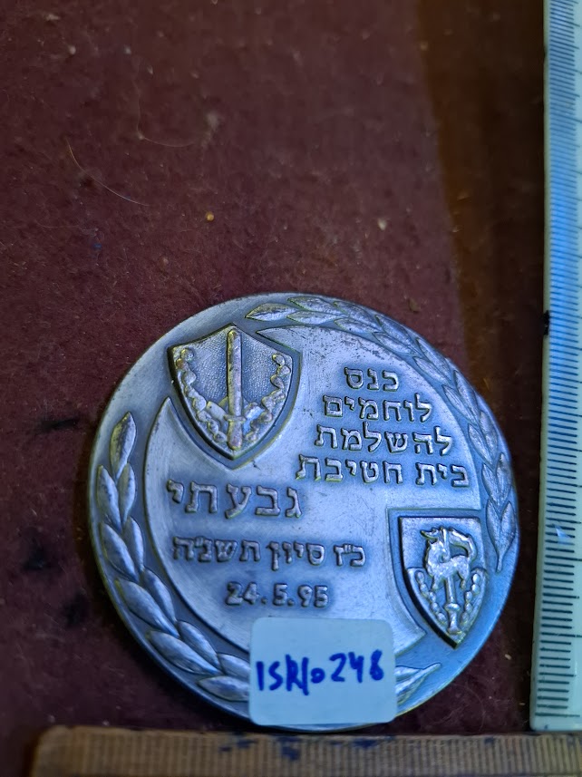 Israel bronza medal - (IDF) Givati Brigade 1995 [ISR10248]